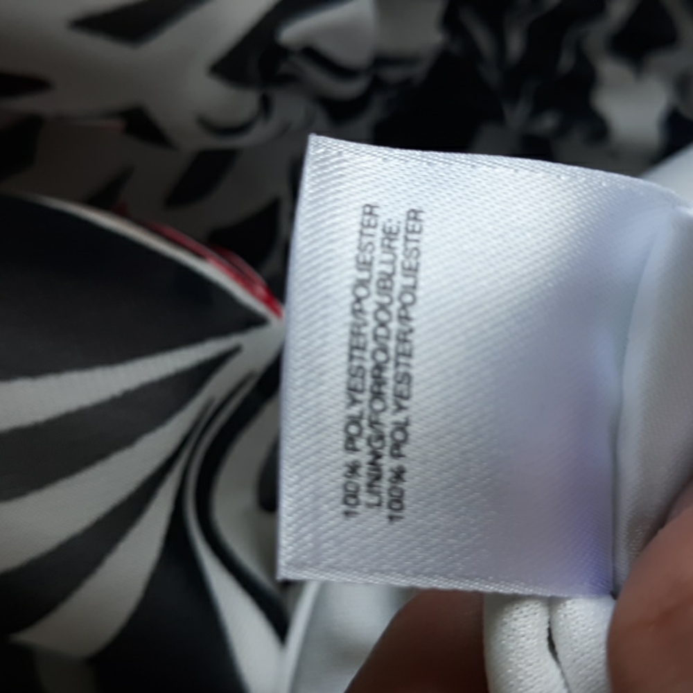 NWT Nine West Dress Black, White and Red - Picture 11 of 11